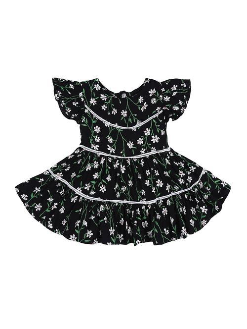 ruffle sleeve lace detailed frock - 16400381 - Very Small Image - 1