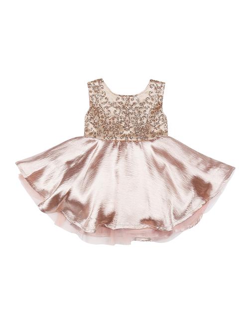 tie knot back sequenced frock - 16400390 - Very Small Image - 1