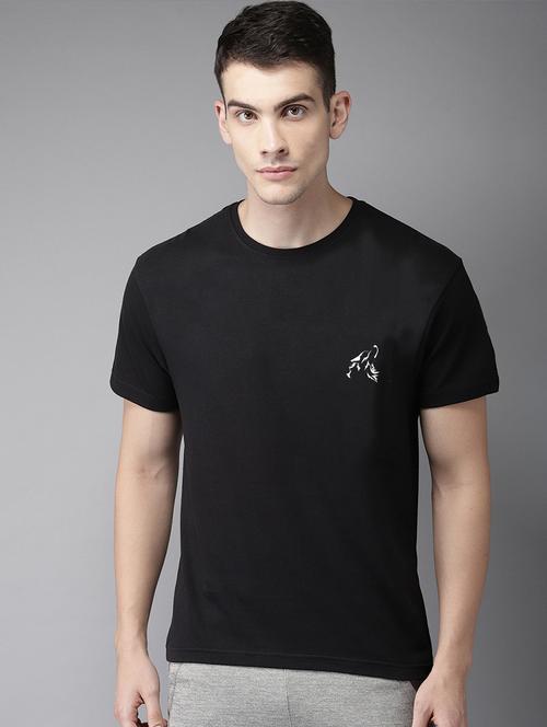 black solid t-shirt - 16401373 - Very Small Image - 1