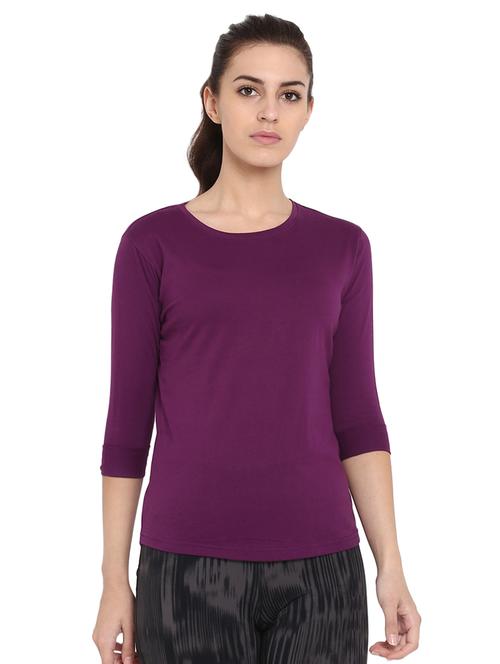women's plain round neck t-shirt - 16401945 - Very Small Image - 1
