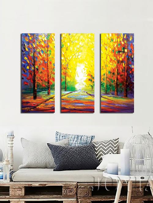 framed canvas painting set of 3 - 16402101 - Very Small Image - 1
