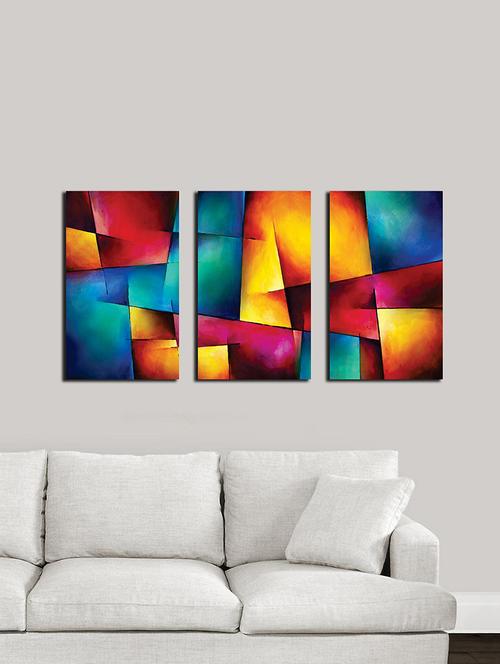 framed canvas painting set of 3 - 16402106 - Very Small Image - 1