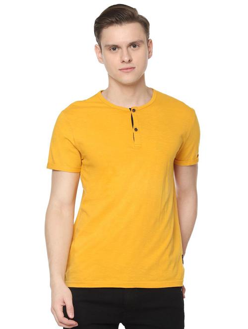 yellow solid t-shirt - 16402794 - Very Small Image - 1