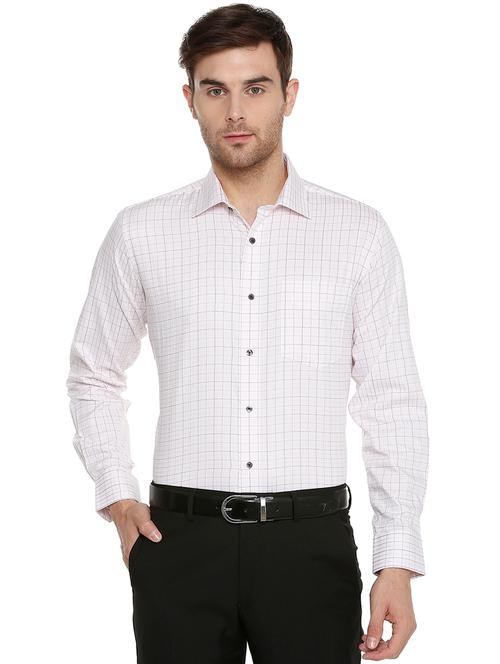 pink cotton formal shirt - 16403198 - Very Small Image - 1