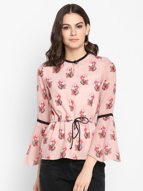 draw string floral top - 16404115 - Very Small Image - 1