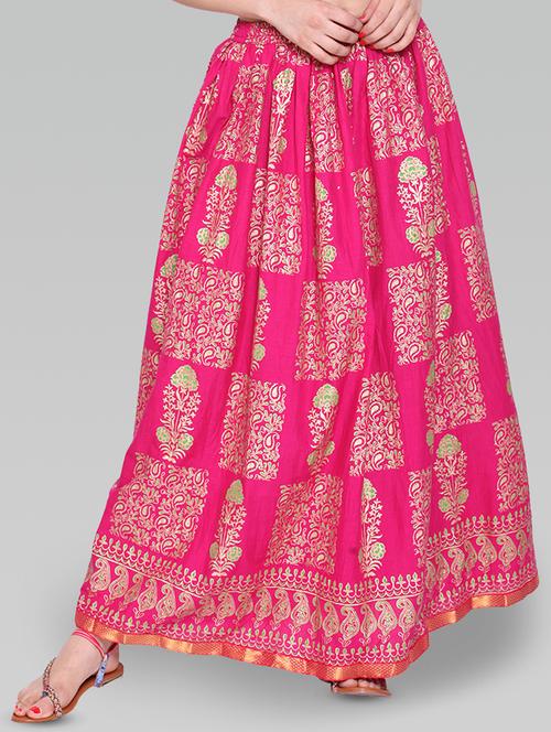 conversational flared skirt - 16405600 - Very Small Image - 1