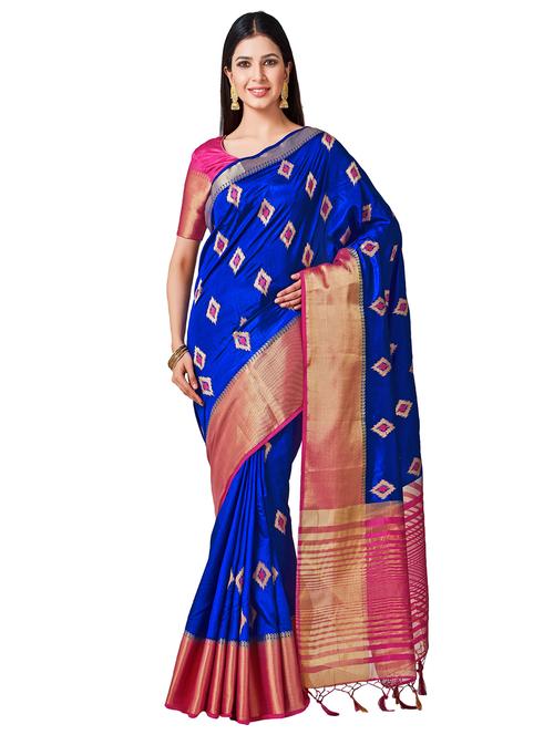 self-design kanjivaram saree - 16406418 - Very Small Image - 1