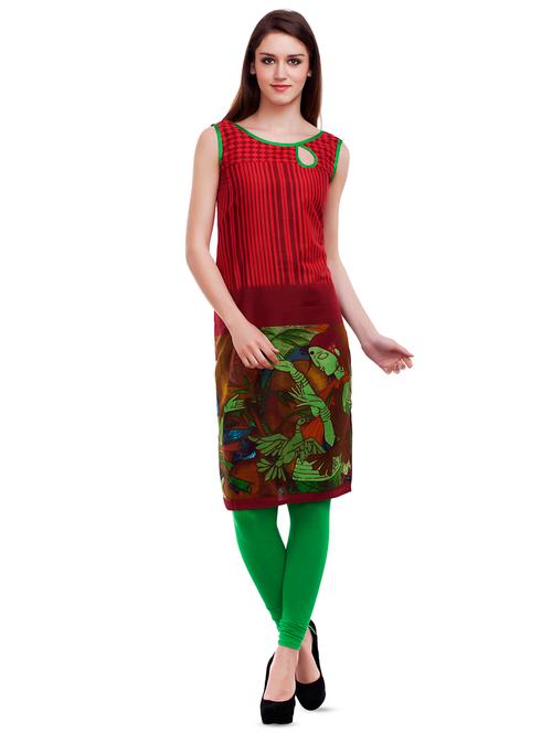 women's straight kurta - 16406853 - Very Small Image - 1