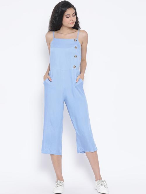 cami neck button detail jumpsuit - 16407050 - Very Small Image - 1