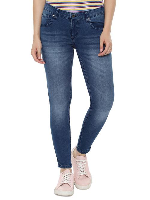 low rise stone wash jeans - 16409273 - Very Small Image - 1