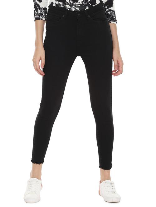 high rise pocket detail jeans - 16409276 - Very Small Image - 1