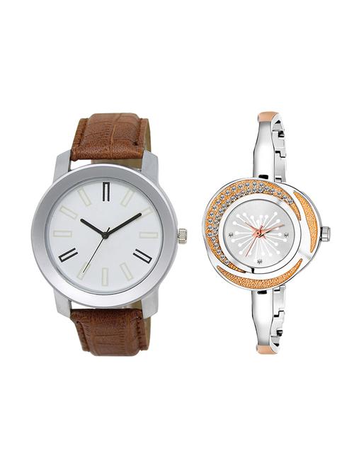 adk set of 2 analog couple watch-(ad-02-lk-249) - 16410709 - Very Small Image - 1