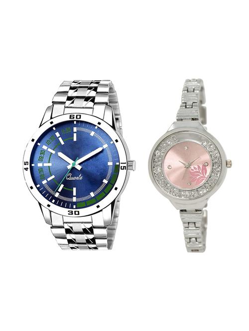 adk set of 2 analog couple watch-(ad-05-lk-226) - 16410809 - Very Small Image - 1