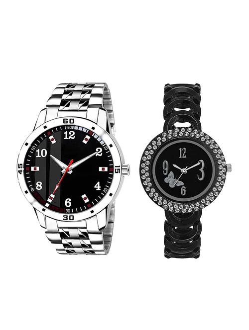 adk set of 2 analog couple watch-(ad-06-lk-201) - 16410832 - Very Small Image - 1