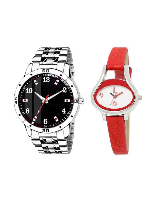adk set of 2 analog couple watch-(ad-06-lk-206) - 16410836 - Very Small Image - 1