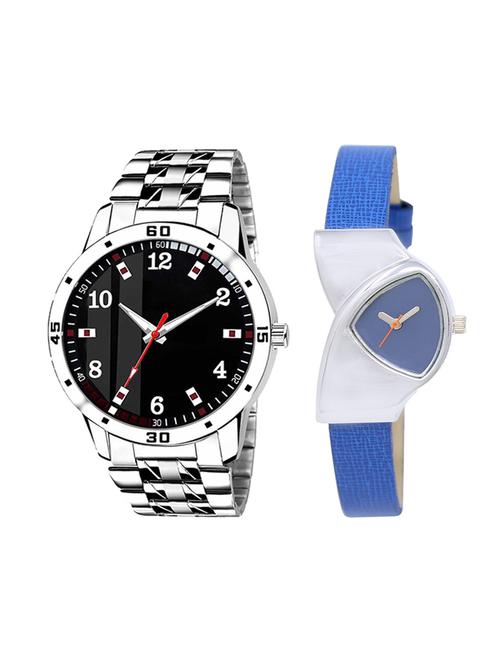 adk set of 2 analog couple watch-(ad-06-lk-208) - 16410838 - Very Small Image - 1