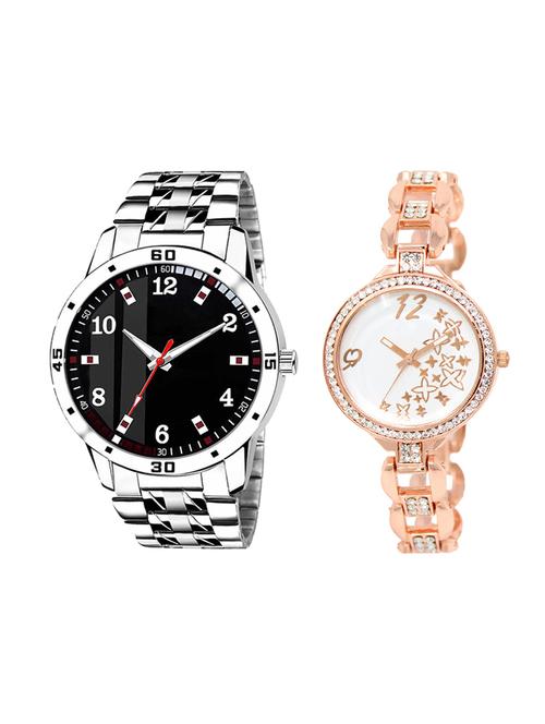 adk set of 2 analog couple watch-(ad-06-lk-210) - 16410840 - Very Small Image - 1