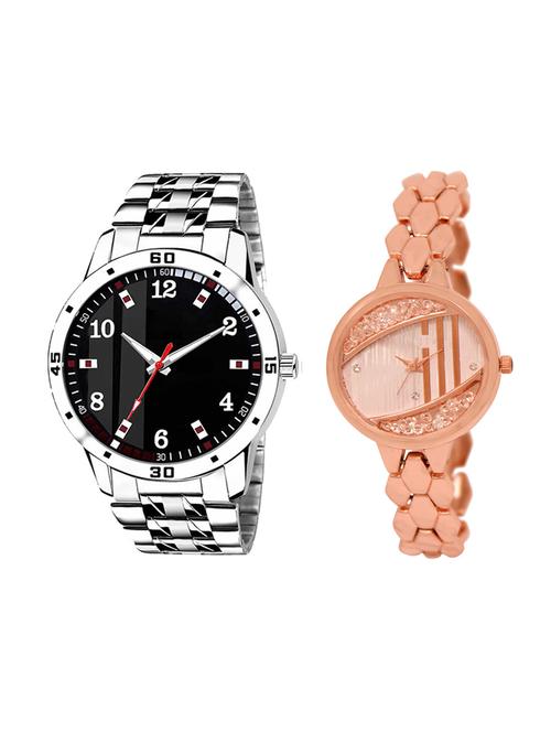 adk set of 2 analog couple watch-(ad-06-lk-222) - 16410846 - Very Small Image - 1