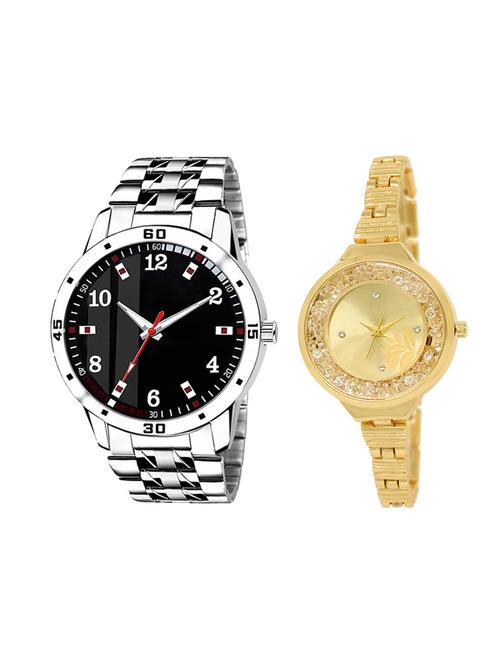 adk set of 2 analog couple watch-(ad-06-lk-224) - 16410848 - Very Small Image - 1