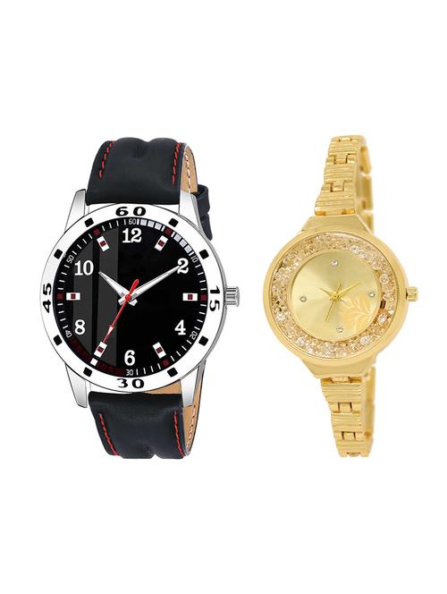 adk set of 2 analog couple watch-(ad-08-lk-224) - 16410930 - Very Small Image - 1