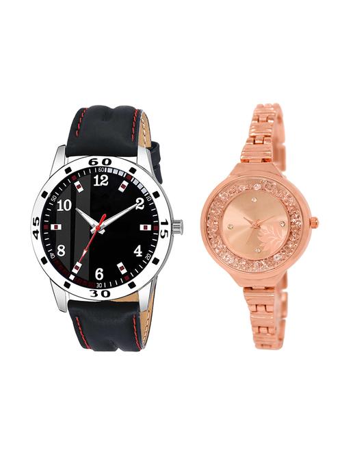 adk set of 2 analog couple watch-(ad-08-lk-225) - 16410931 - Very Small Image - 1