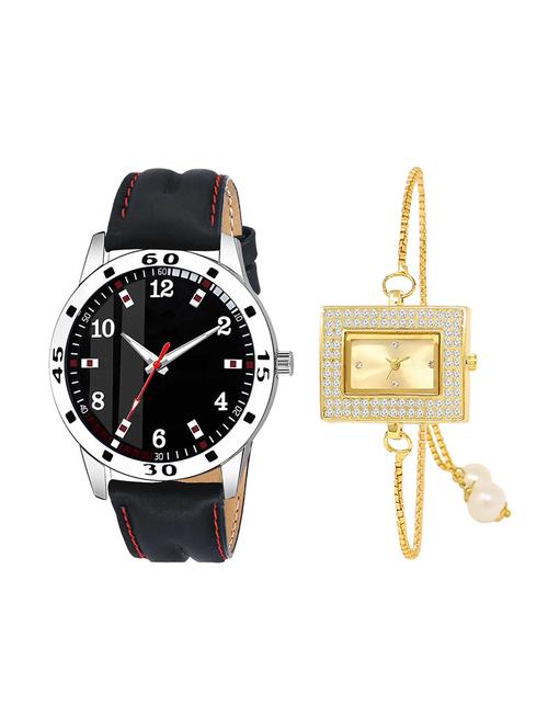 adk set of 2 analog couple watch-(ad-08-lk-247) - 16410951 - Very Small Image - 1