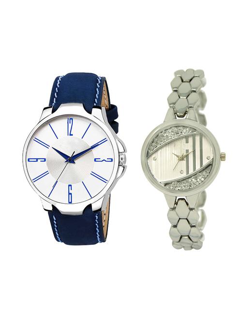 adk set of 2 analog couple watch-(ad-09-lk-223) - 16410970 - Very Small Image - 1