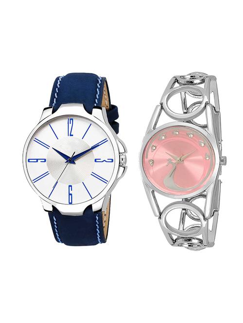 adk set of 2 analog couple watch-(ad-09-lk-233) - 16410979 - Very Small Image - 1