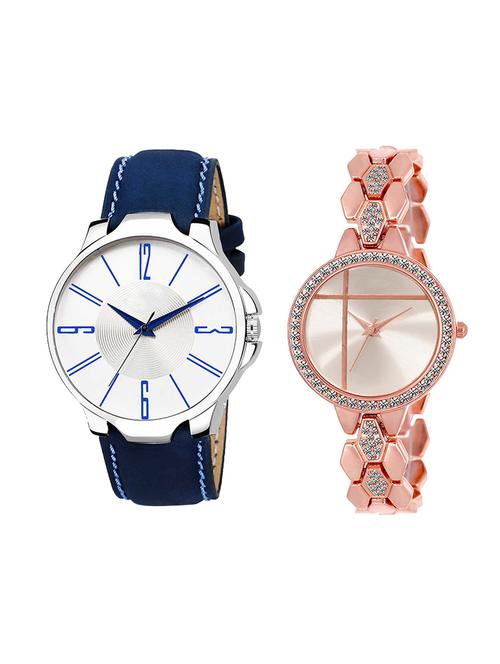 adk set of 2 analog couple watch-(ad-09-lk-242) - 16410987 - Very Small Image - 1