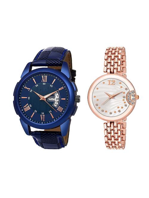 adk set of 2 analog couple watch-(jg-01-lk-228) - 16411016 - Very Small Image - 1