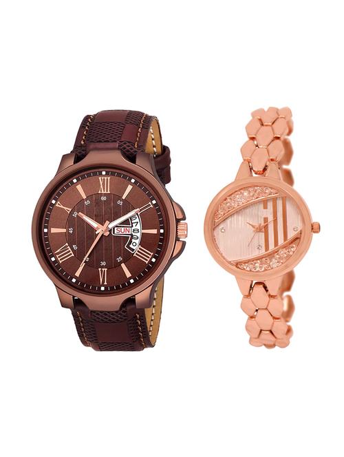 adk set of 2 analog couple watch-(jg-02-lk-222) - 16411051 - Very Small Image - 1