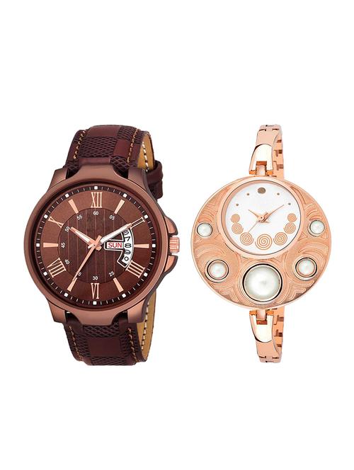adk set of 2 analog couple watch-(jg-02-lk-246) - 16411073 - Very Small Image - 1