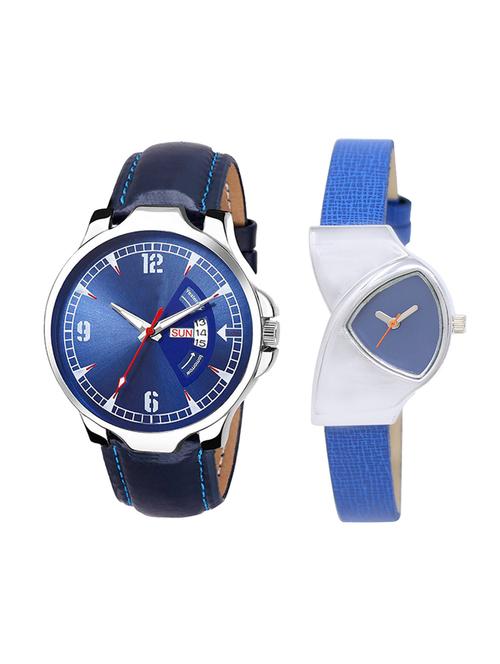 adk set of 2 analog couple watch-(jg-03-lk-208) - 16411084 - Very Small Image - 1