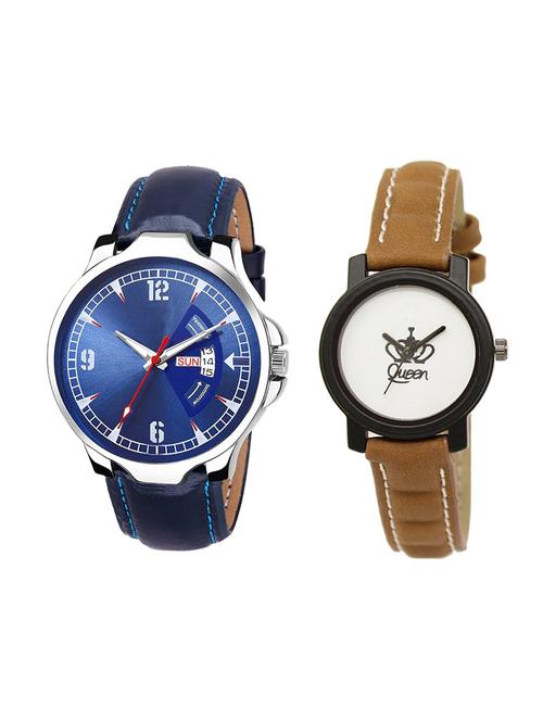 adk set of 2 analog couple watch-(jg-03-lk-209) - 16411085 - Very Small Image - 1