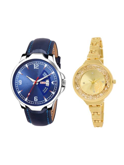 adk set of 2 analog couple watch-(jg-03-lk-224) - 16411094 - Very Small Image - 1