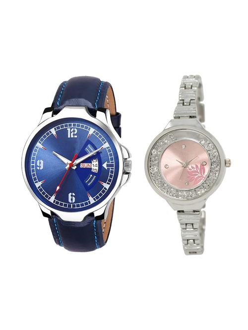 adk set of 2 analog couple watch-(jg-03-lk-226) - 16411096 - Very Small Image - 1