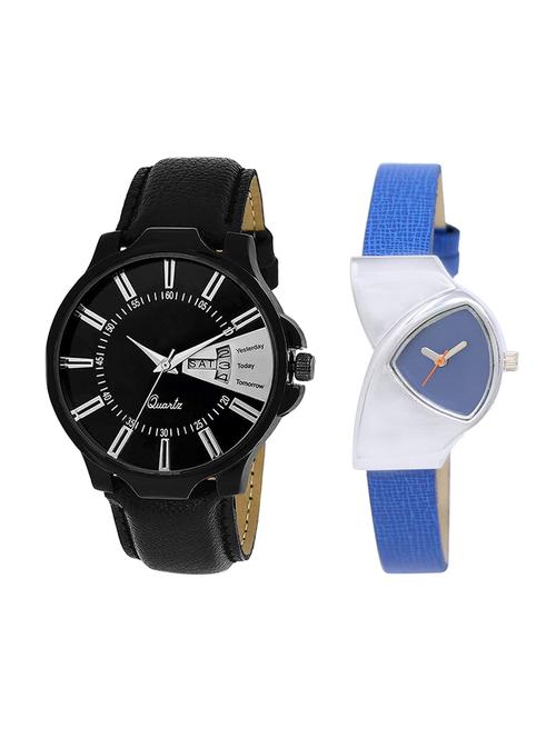 adk set of 2 analog couple watch-(jg-04-lk-208) - 16411125 - Very Small Image - 1