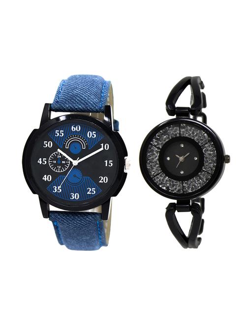 adk set of 2 analog couple watch-(lk-02-211) - 16411292 - Very Small Image - 1