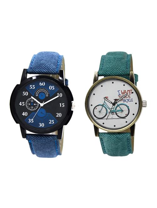 adk set of 2 analog couple watch-(lk-02-229) - 16411304 - Very Small Image - 1