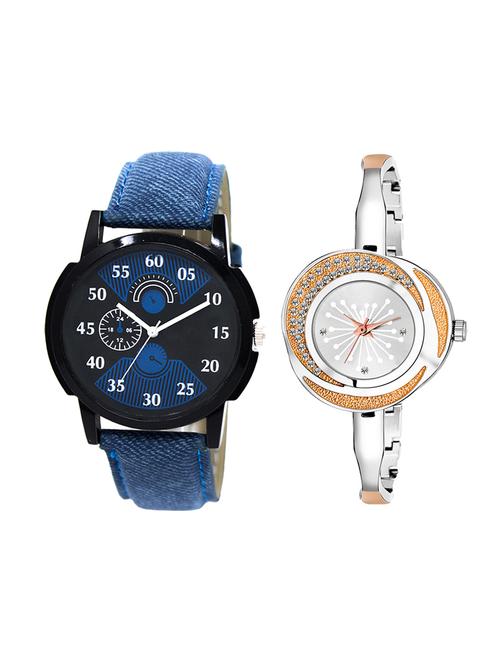 adk set of 2 analog couple watch-(lk-02-249) - 16411322 - Very Small Image - 1