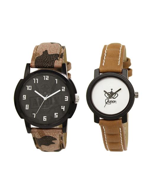 adk set of 2 analog couple watch-(lk-03-209) - 16411331 - Very Small Image - 1