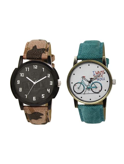 adk set of 2 analog couple watch-(lk-03-229) - 16411345 - Very Small Image - 1