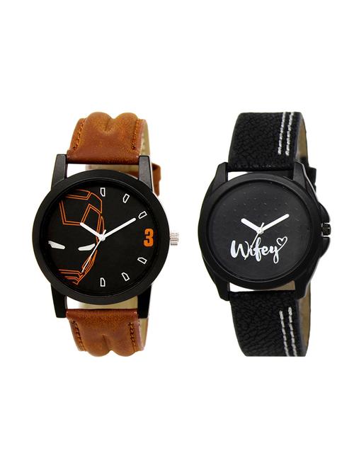 adk set of 2 analog couple watch-(lk-04-234) - 16411390 - Very Small Image - 1