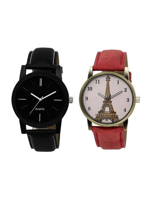 adk set of 2 analog couple watch-(lk-05-230) - 16411428 - Very Small Image - 1