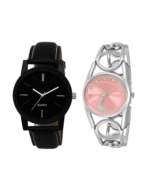 adk set of 2 analog couple watch-(lk-05-233) - 16411430 - Very Small Image - 1
