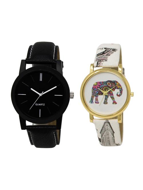 adk set of 2 analog couple watch-(lk-05-243) - 16411439 - Very Small Image - 1