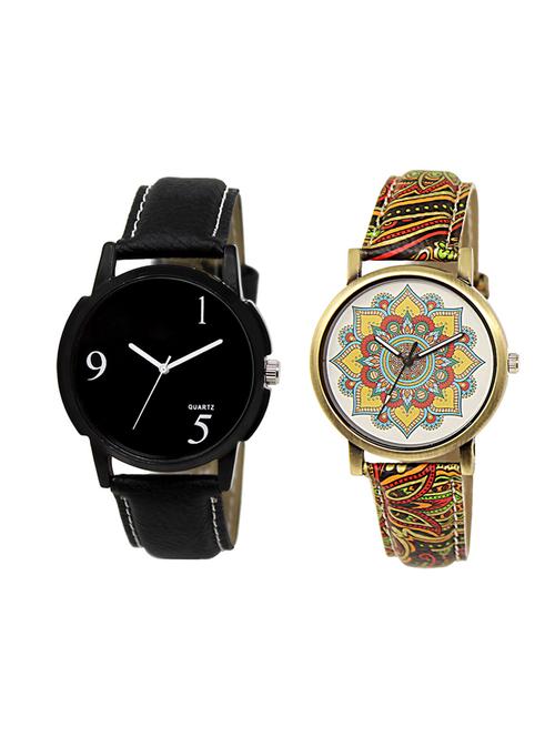 adk set of 2 analog couple watch-(lk-05-248) - 16411444 - Very Small Image - 1