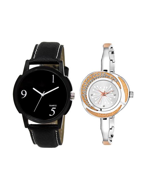 adk set of 2 analog couple watch-(lk-05-249) - 16411445 - Very Small Image - 1