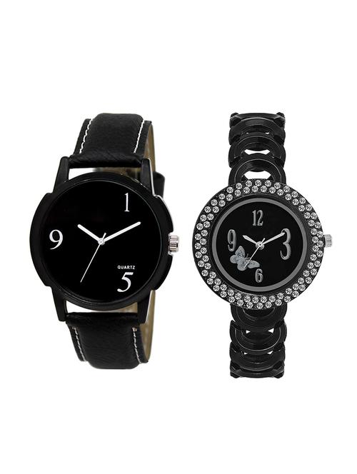 adk set of 2 analog couple watch-(lk-06-201) - 16411447 - Very Small Image - 1