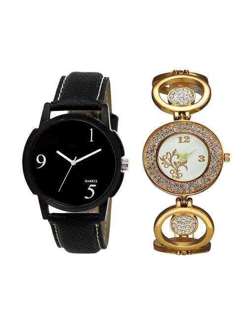 adk set of 2 analog couple watch-(lk-06-204) - 16411450 - Very Small Image - 1